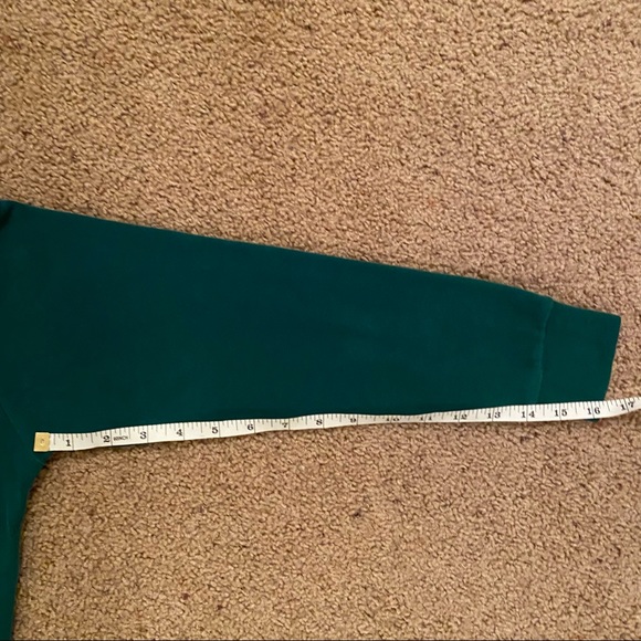 Lands’ End emerald cotton turtleneck - Picture 3 of 4